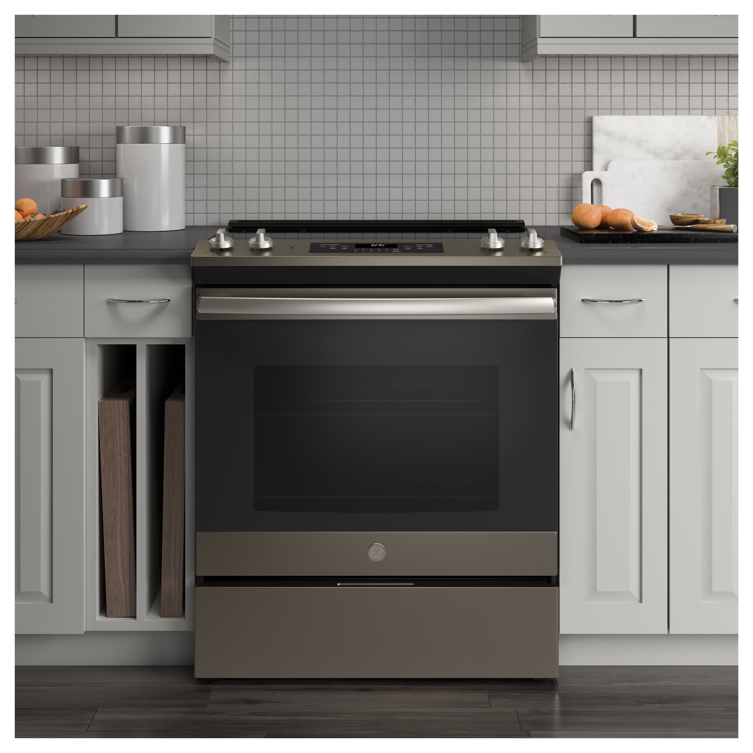 GE Appliances 30" 5.3 Cu. Ft. SlideIn Electric Range Sheely's Furniture & Appliance Ranges